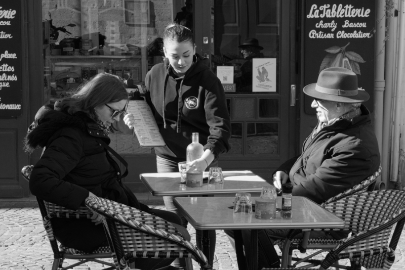 Terrasse Nîmes le 17 février 2026